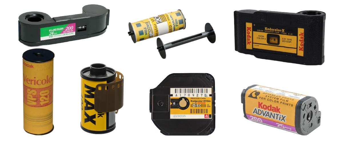 Negative & Slide Scanning 110, 126, 127, 35mm, Kodak Disc